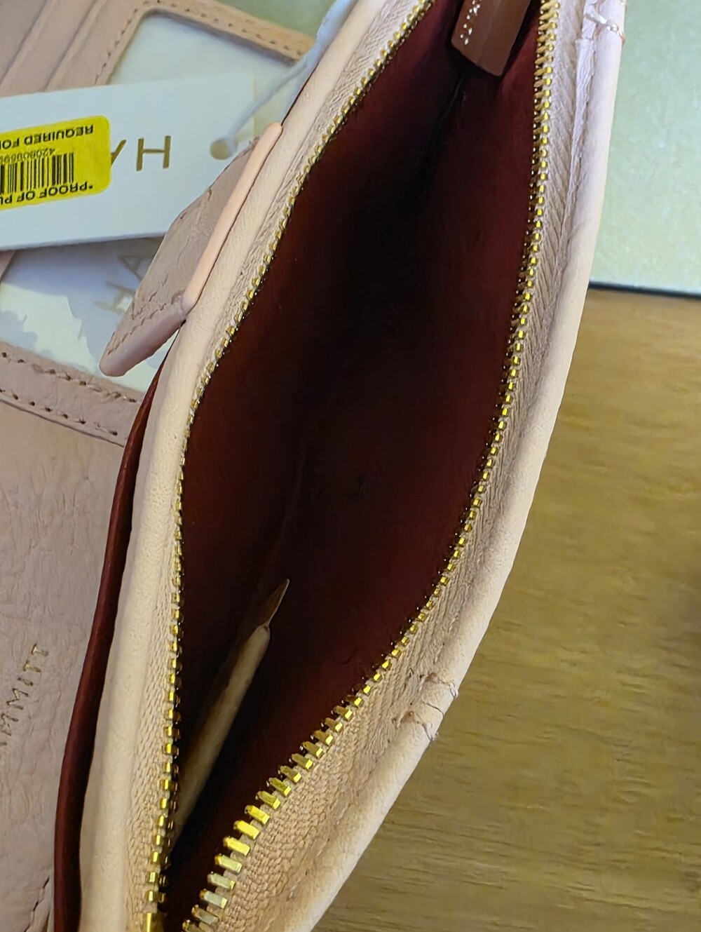 Hammitt  Leather 110 Wallet with Gold Studs - Picture 5 of 5